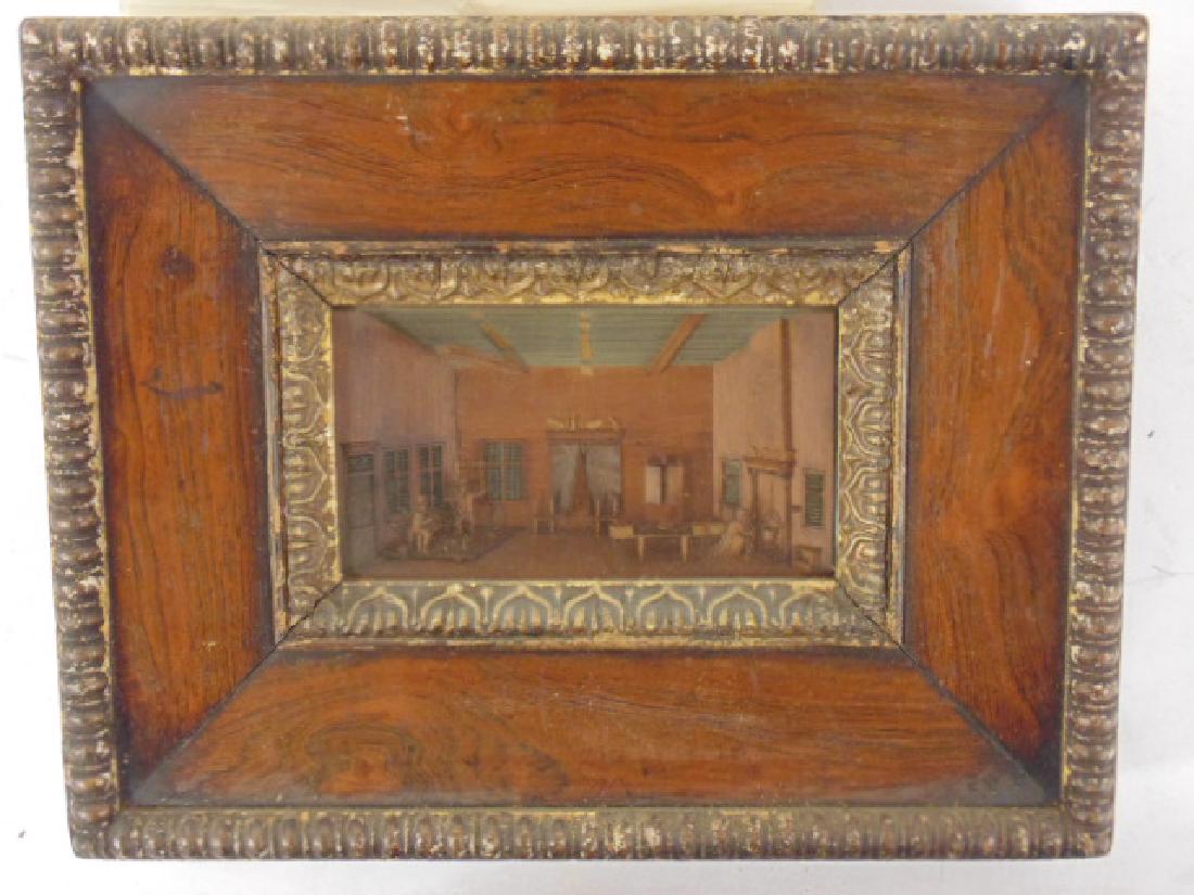 18th Century diorama miniature interior of room (1 of 9)