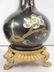 Pair French porcelain enameled bronze mounted lamps - 3