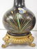 Pair French porcelain enameled bronze mounted lamps - 7