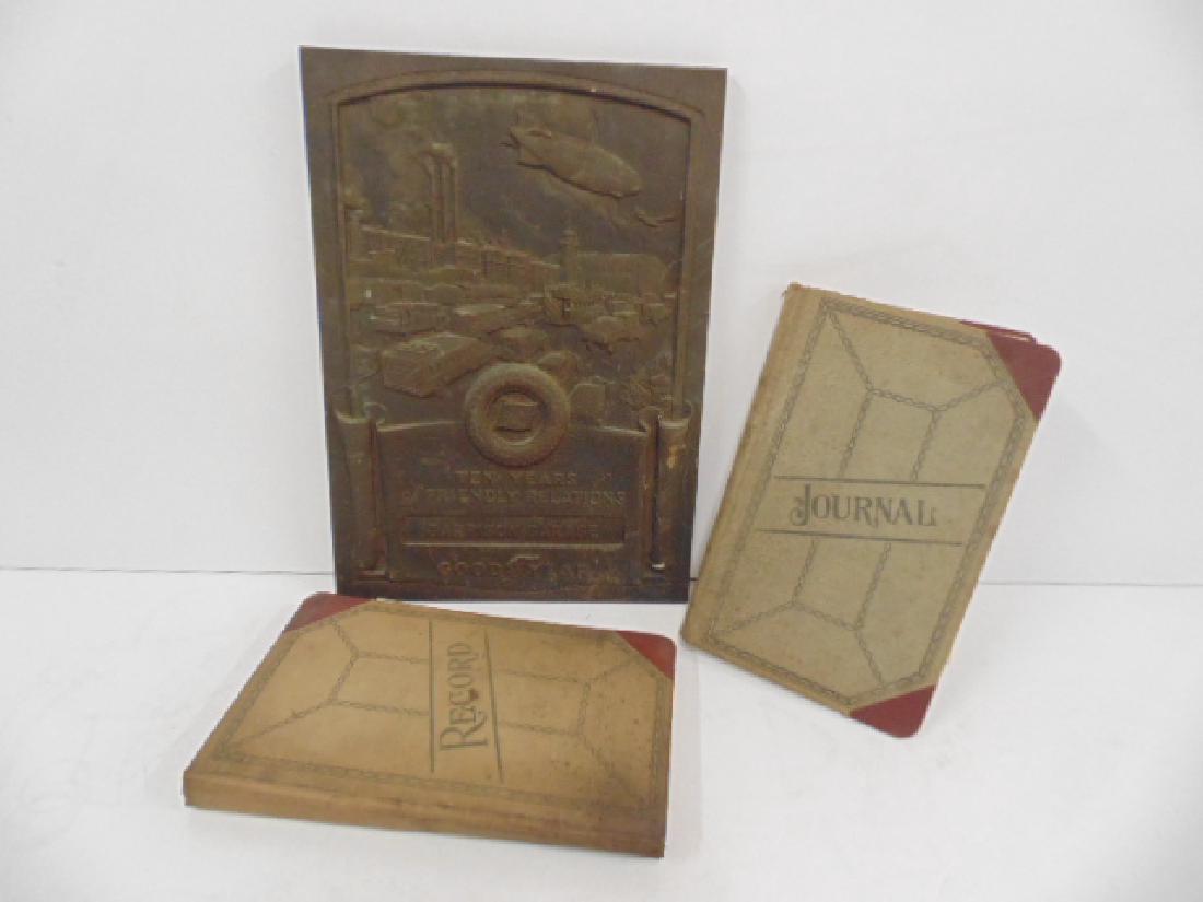 Legers & bronze Good-Year plaque, Garrison Garage (1 of 9)