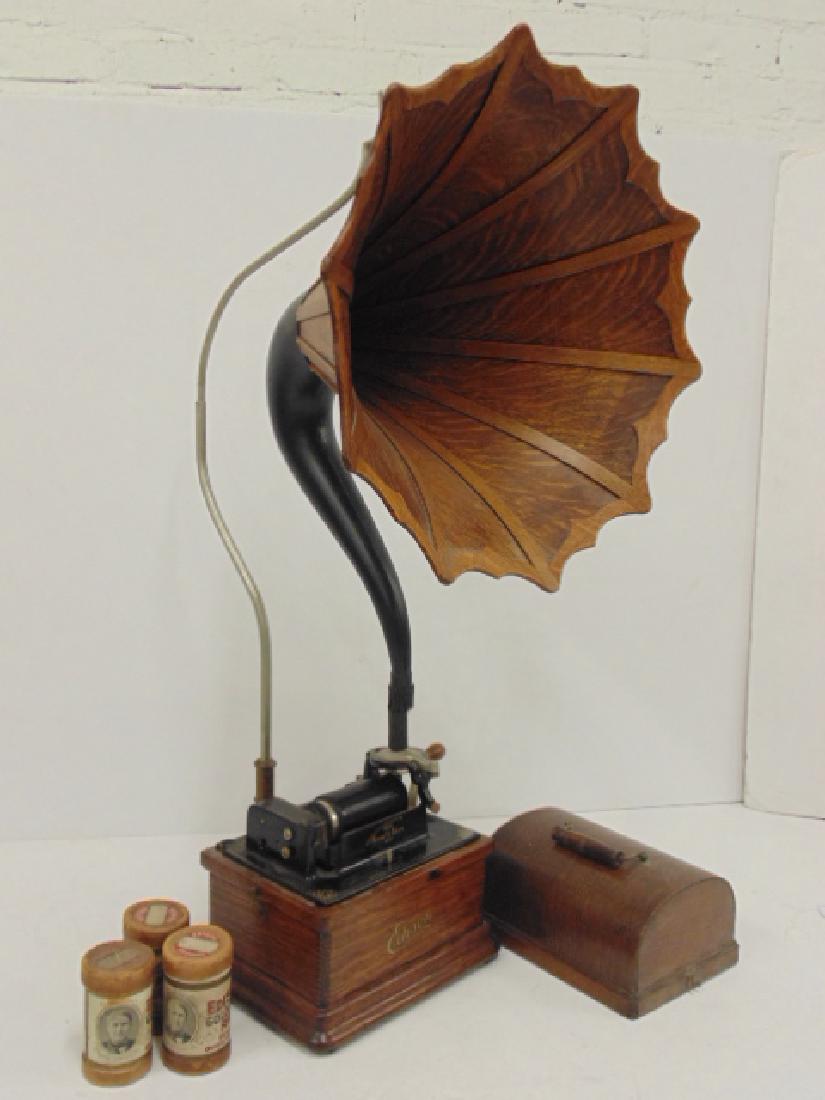 Edison Fireside Phonograph, cylinder player, model B, (1 of 10)