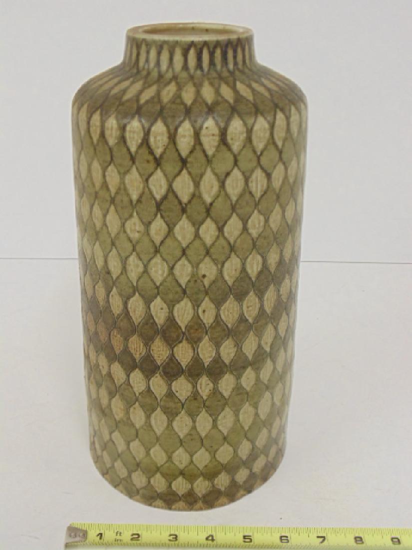 Art pottery vase, Arabia "Maya", height is 21.5" (1 of 5)