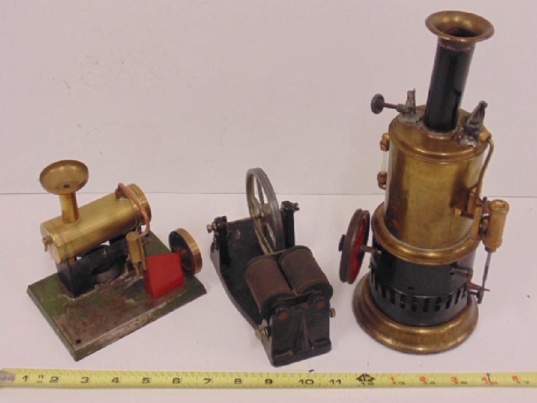 Steam engine lot, 2 boilers & electric motor (1 of 7)