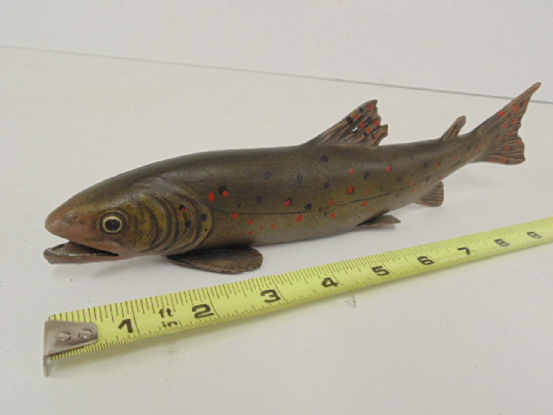 Cold painted bronze fish, trout, hand painted (1 of 7)