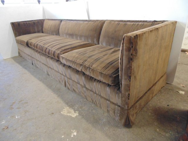 Mid Century sofa by Fine Arts Furniture: Mid Century sofa by Fine Arts Furniture, sofa is 9 feet long, 31.5" deep & 28" tall