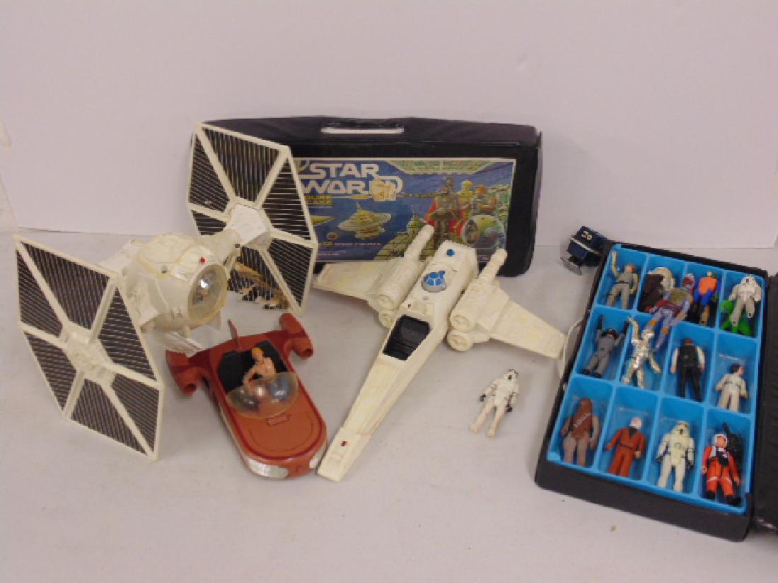 Vintage 870's Star Wars lot, Tie fighter, X Wing, hover (1 of 8)