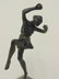 Pair French art deco figural bronzes on onyx bases - 4