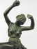 Pair French art deco figural bronzes on onyx bases - 5