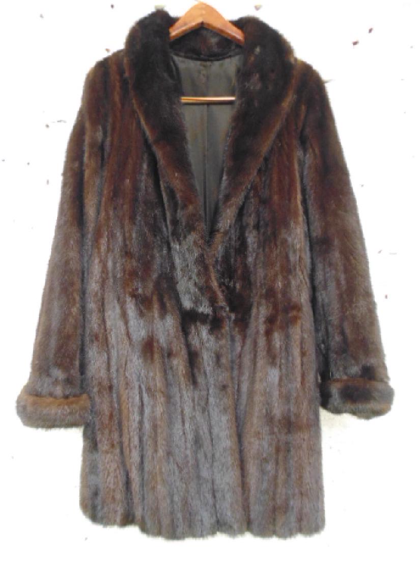 Mink coat, with appraisal from Bay Shore Furs (1 of 6)