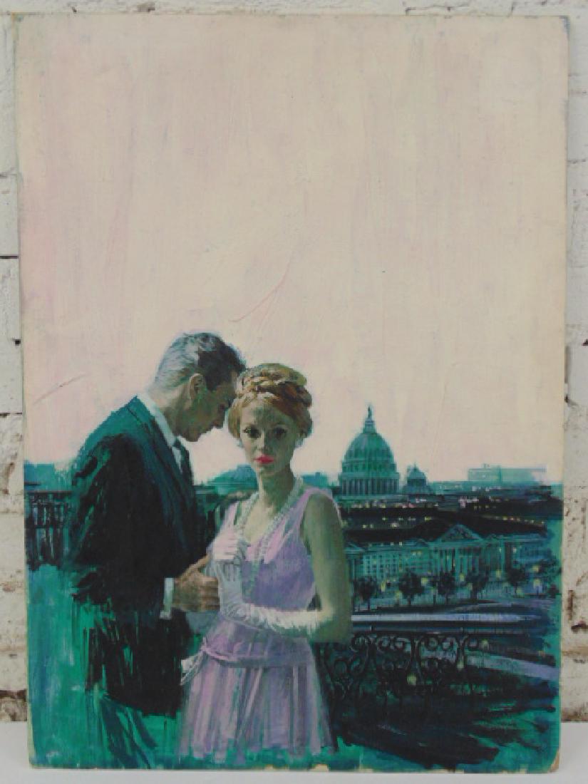 Illustration, Darrel Greene, man and woman in (1 of 4)