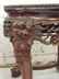 Pair carved Chinese plant stands - 4