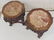 Pair carved Chinese plant stands - 6