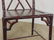Set 10 Asian rosewood dining chairs - 8