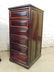 Pair Chinese rosewood cabinets with 6 drawers - 3