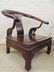 Pair Chinese rosewood arm chairs - 4