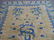 Chinese carpet, ivory field with blue striped border - 2