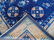 Chinese carpet, blue with beige border - 6