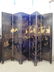 6 panel paint decorated Chinese screen