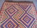 Flat weave rug, 2 panels sown together - 2