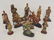 Lot 14 Chinese hand painted carved wood figures,