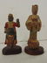 Lot 14 Chinese hand painted carved wood figures, - 4
