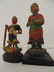 Lot 14 Chinese hand painted carved wood figures, - 5