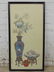 Asian, Chinese painting on silk, urns, flowers