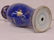 Chinese blue & gilt decorated porcelain vase - 5