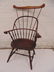 Antique comb Windsor arm chair, rare