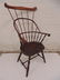 Antique comb Windsor arm chair, rare - 2