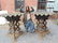 Pair large 19th Century Greek Revival style planters