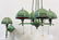 Bradley & Hubbard hanging fixture & wall sconce