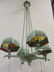 Bradley & Hubbard hanging fixture & wall sconce - 5