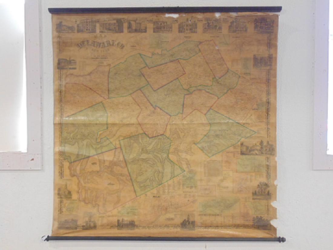 Map, "Delaware County, New York,  Philadelphia, 1856 (1 of 9)