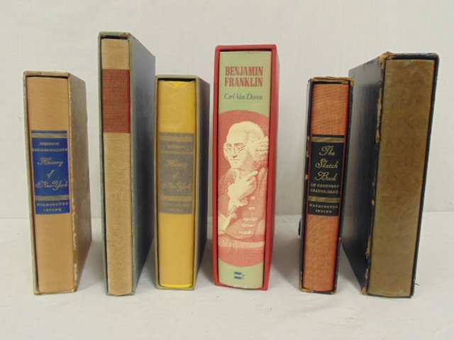 6 books, The Heritage Club, Irving, History of New York (1 of 12)