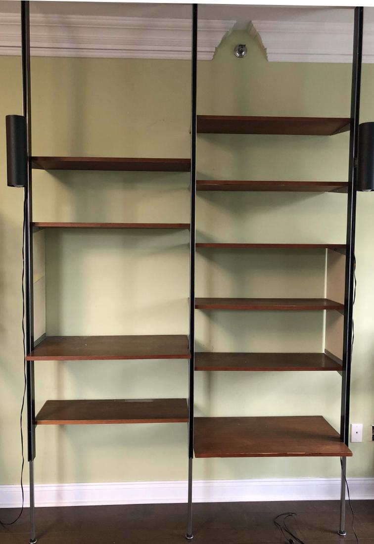 Eames wall, shelf unit, 3 vertical posts, shelves (1 of 5)