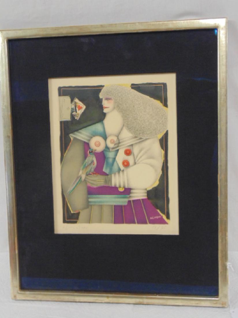 Lithograph, Queen of Hearts, signed Richard Lindner (1 of 5)
