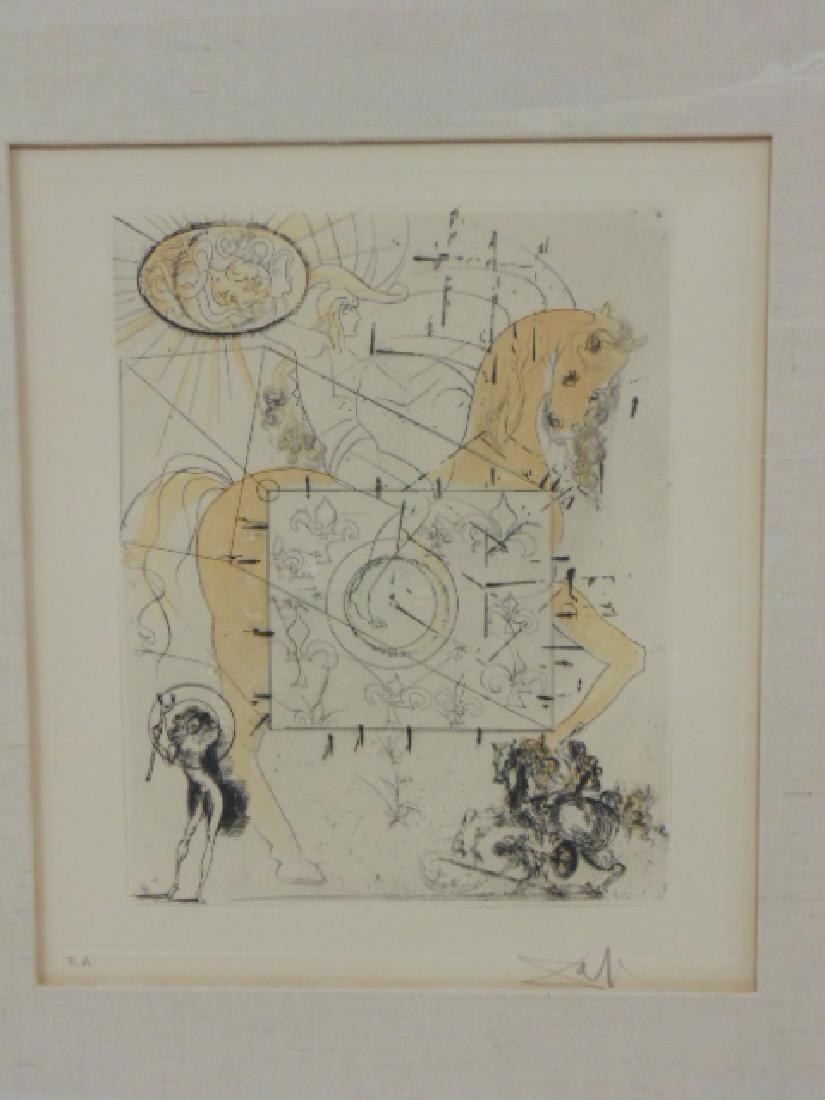 Salvador Dali lithograph, Greek figure (1 of 7)