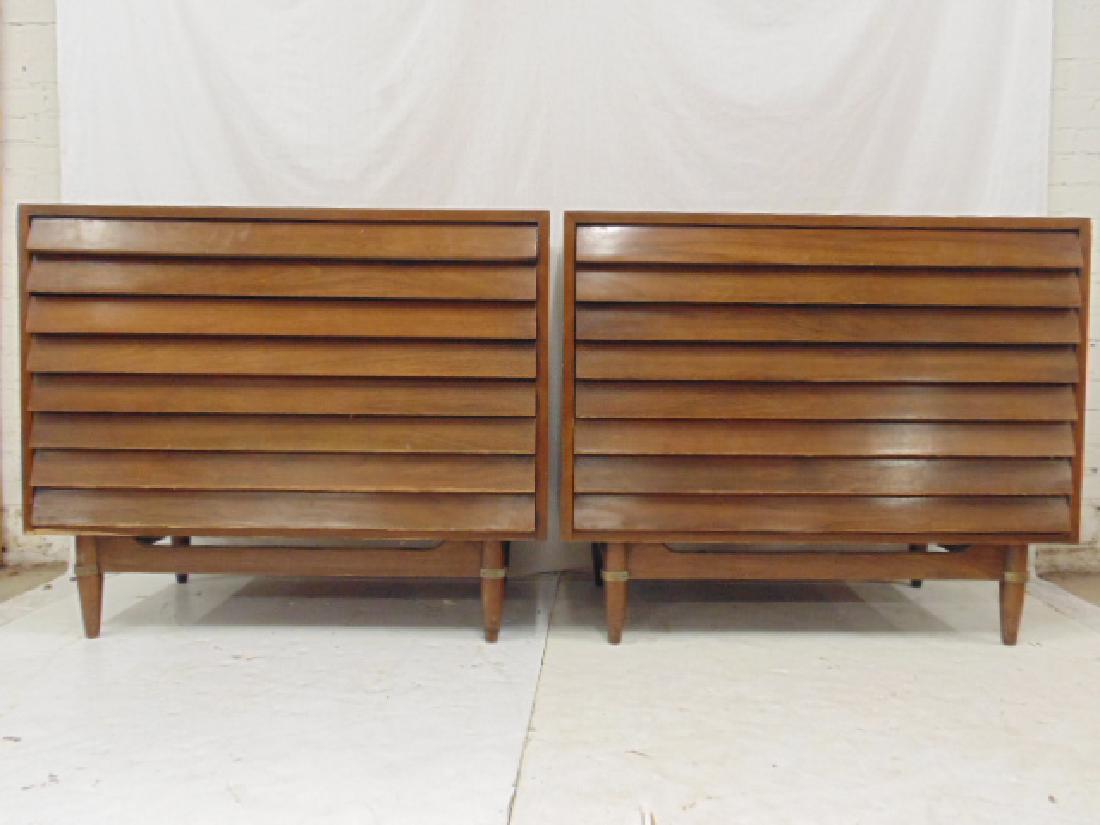Pair American of Martinsville Mid Century Chests (1 of 9)