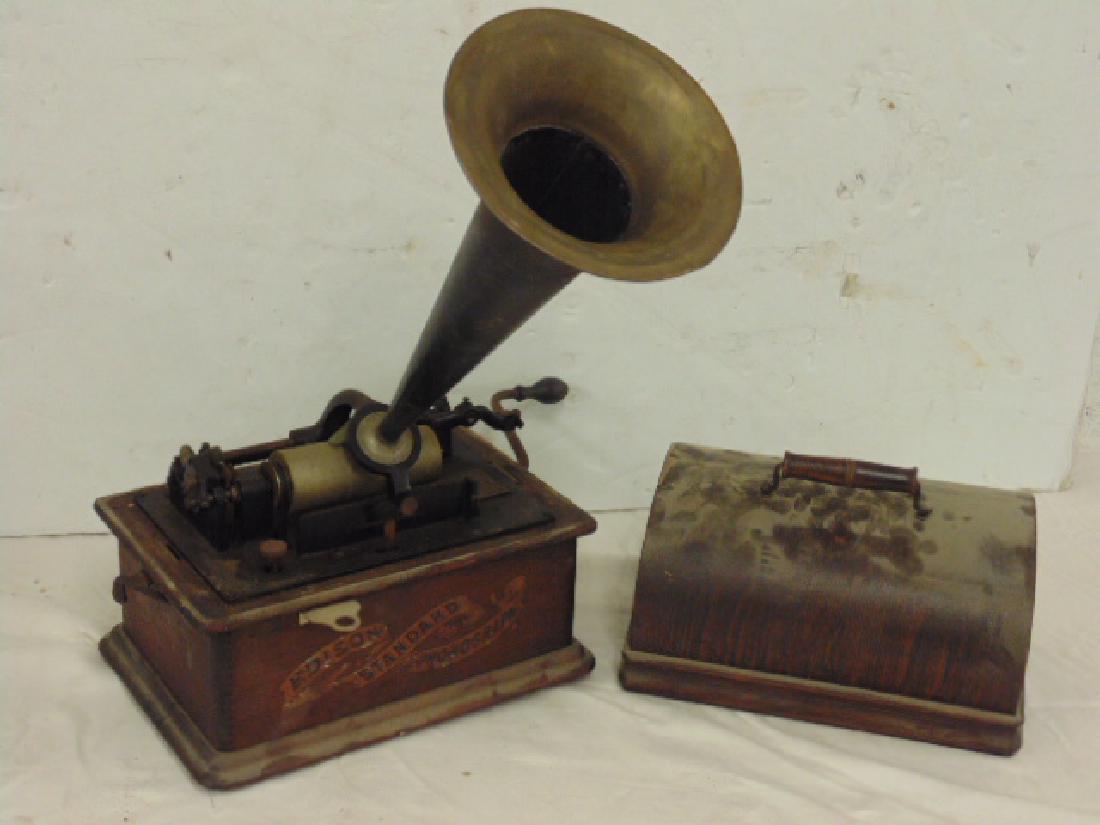 Edison Standard Phonograph cylinder player (1 of 9)