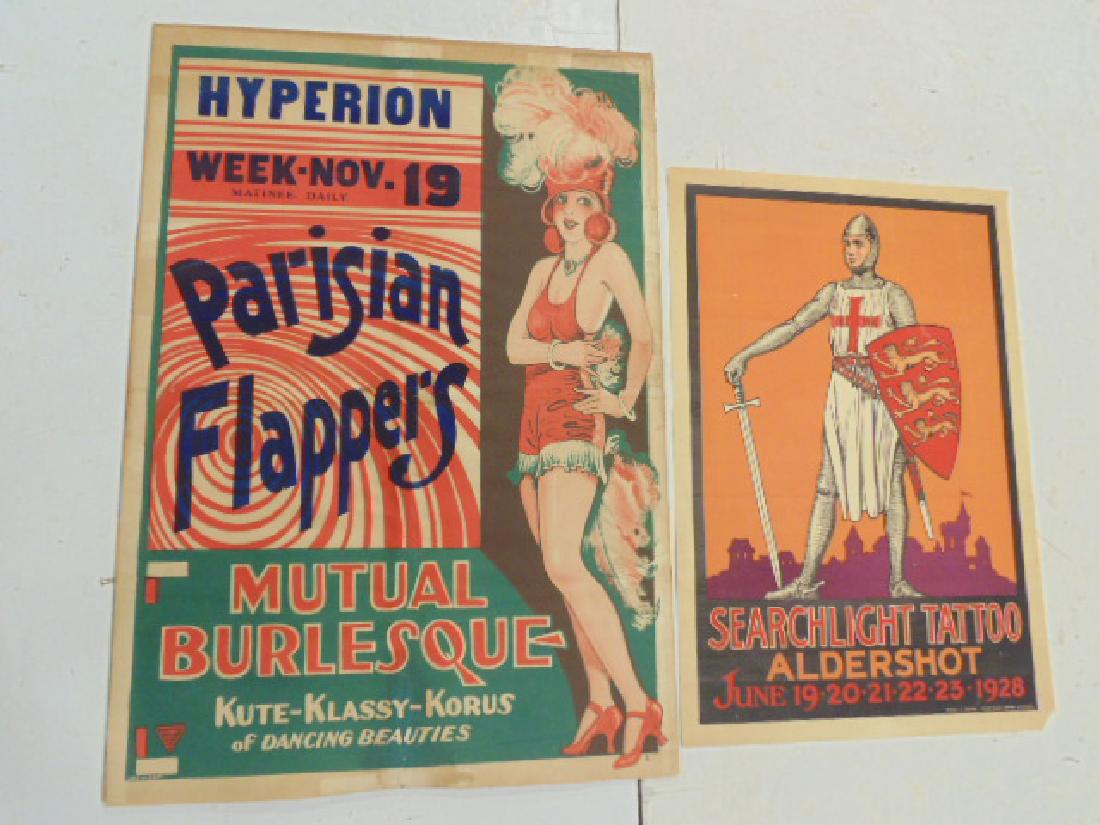 2 posters, "Aldershot Searchlight Tattoo" & "Hyperion (1 of 8)