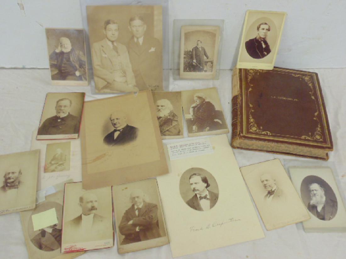 Lot Carte de Visite cards, Victor Hugo, Louis Pasteur, (1 of 7)