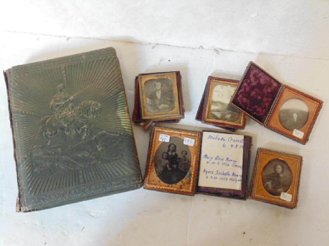 Lot Daguerreotype and Ambro photographs (1 of 3)