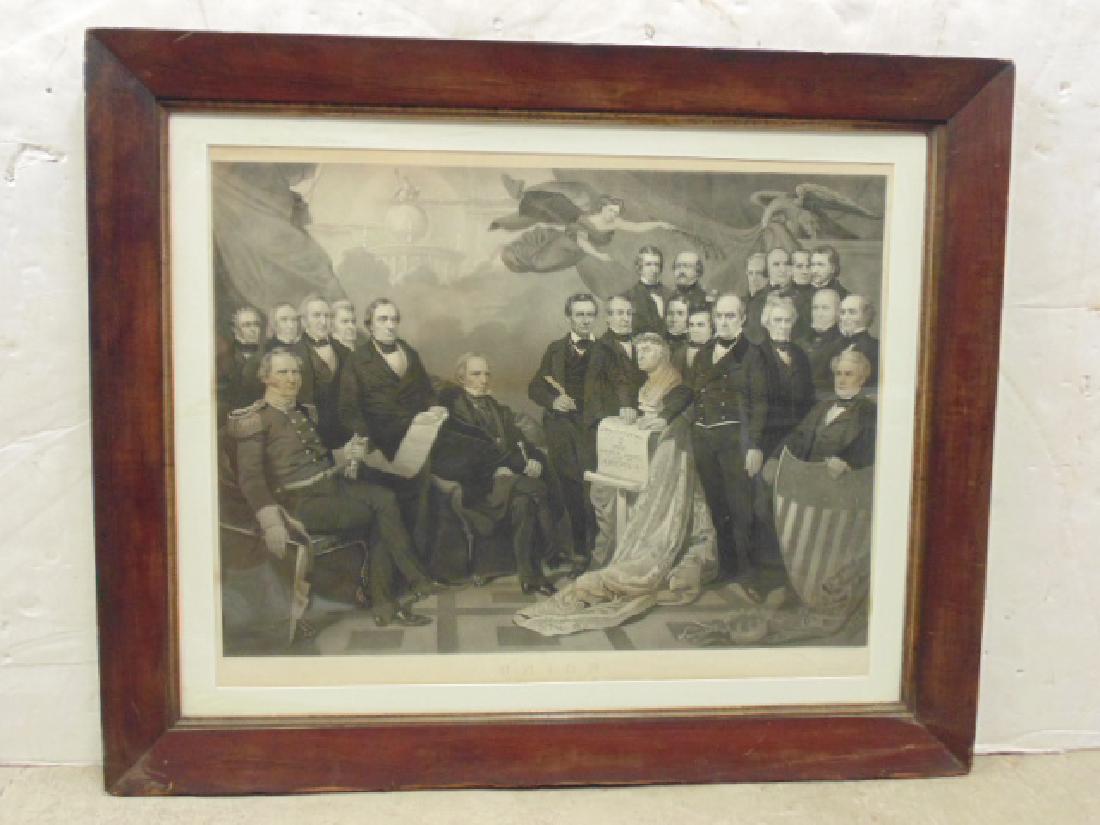 Engraving, "Union", by Henry S. Sadd after a painting (1 of 7)