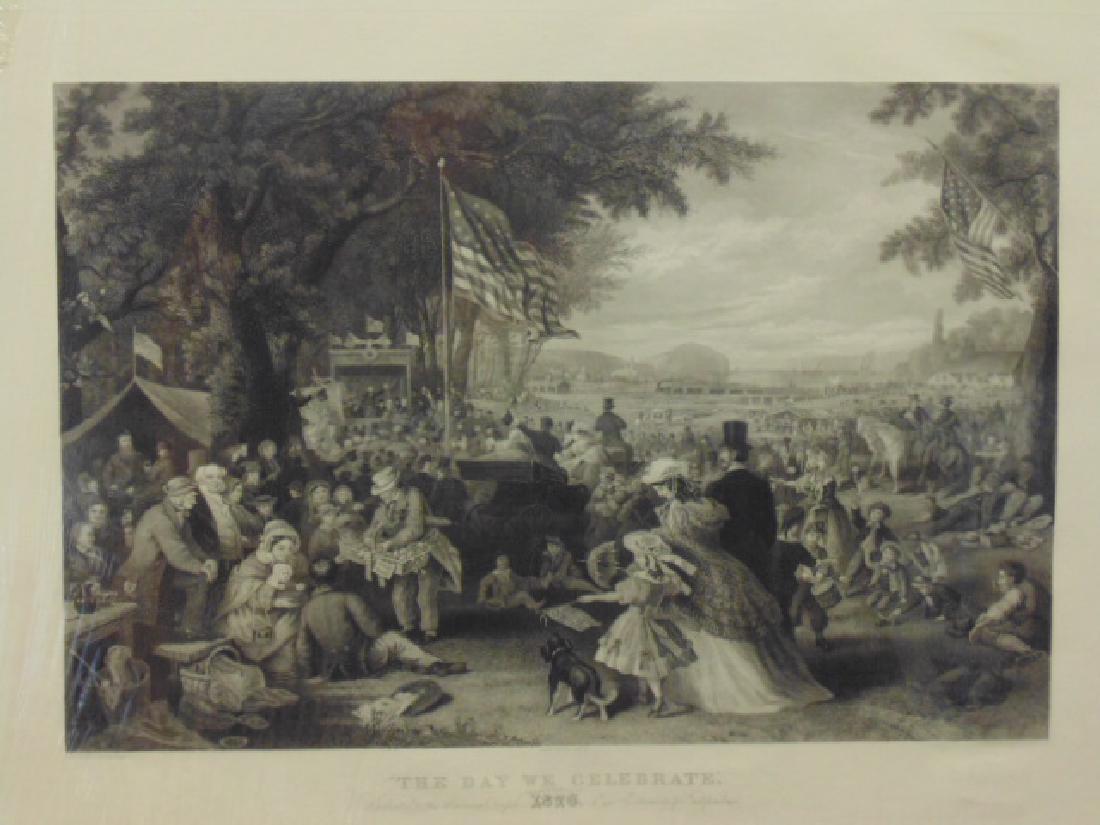 Engraving, "The Day We Celebrate", painted by Frederic (1 of 7)