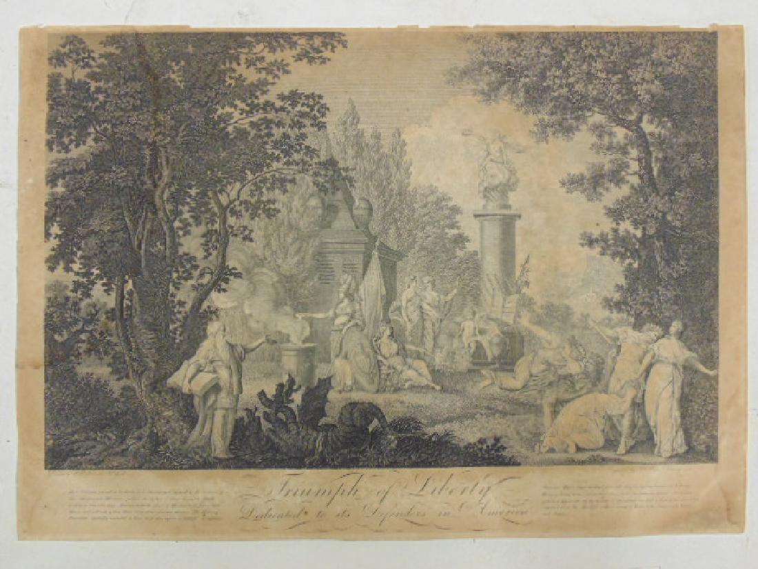 Engraving, "Triumph of Liberty. Dedicated to its (1 of 8)