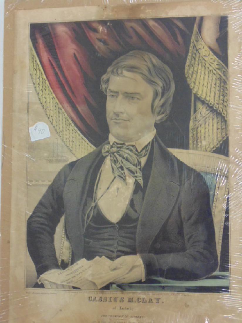 N. Currier print, "Cassius M. Clay", of Kentucky, (1 of 5)