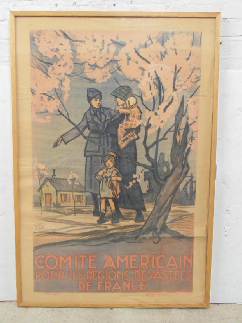 Poster, French, "ComitÃ© Americain pour les RÃ©gions (1 of 8)