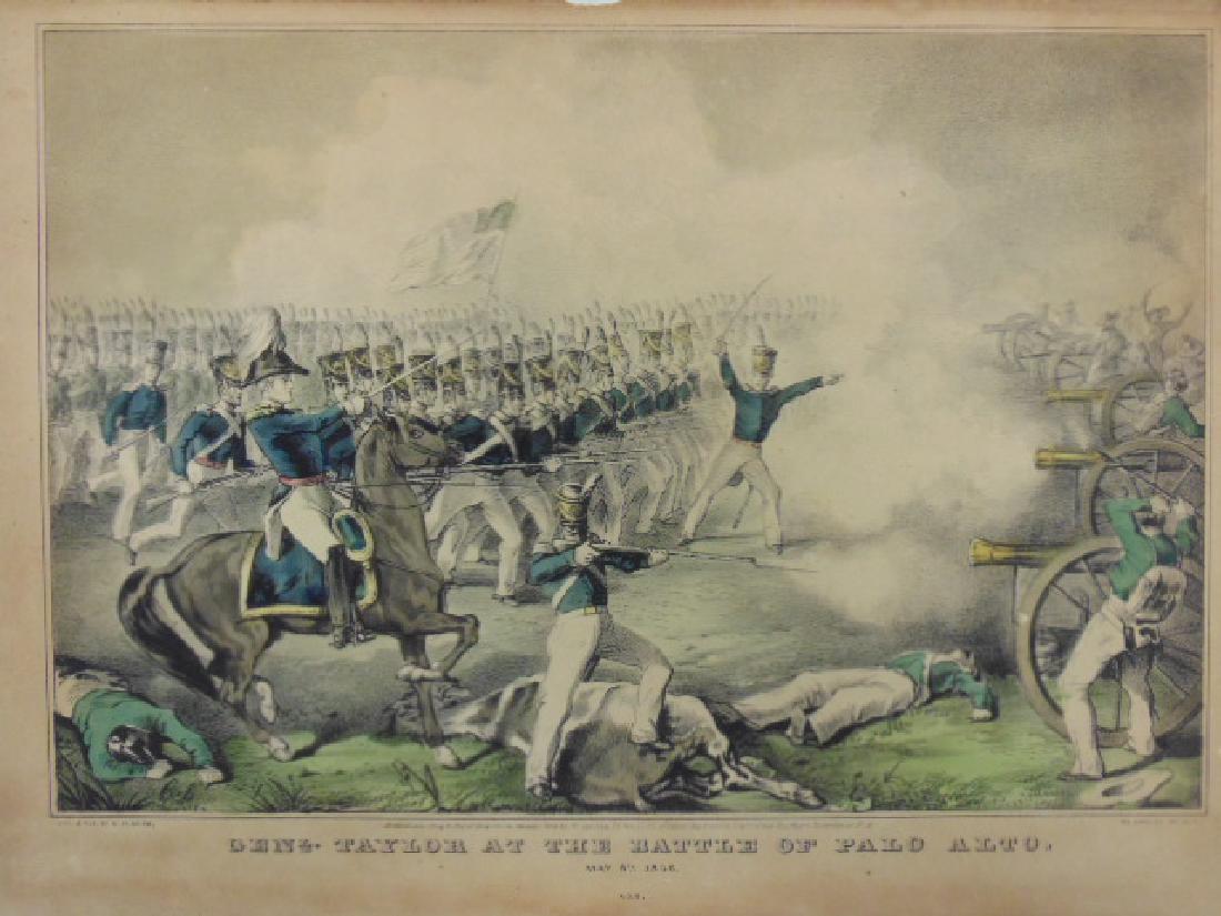 N. Currier print, "Genl. Taylor at the battle of Palo (1 of 5)