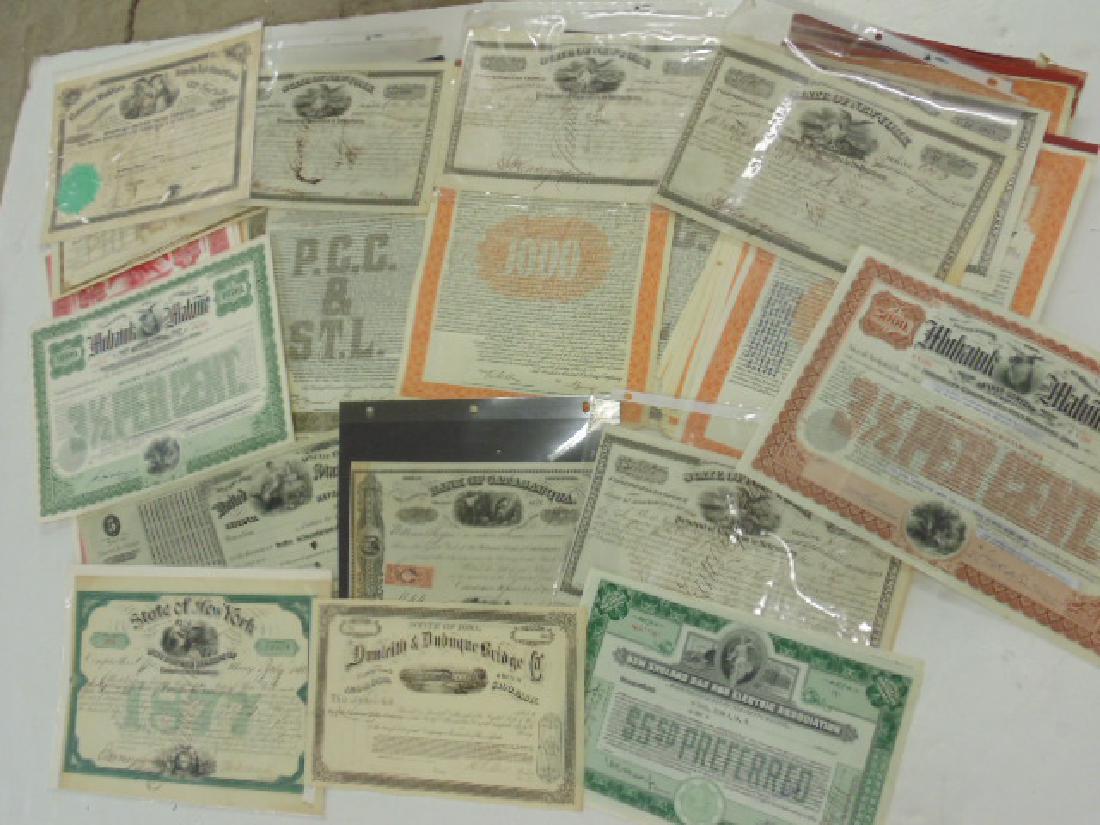 Lot vintage bonds, Lehigh Valley Railroad Company; The (1 of 10)